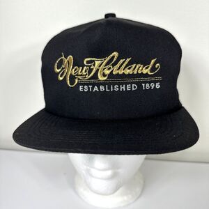 Vintage New Holland Tractor Snapback Hat K-Products USA Farm 100 Years Trucker